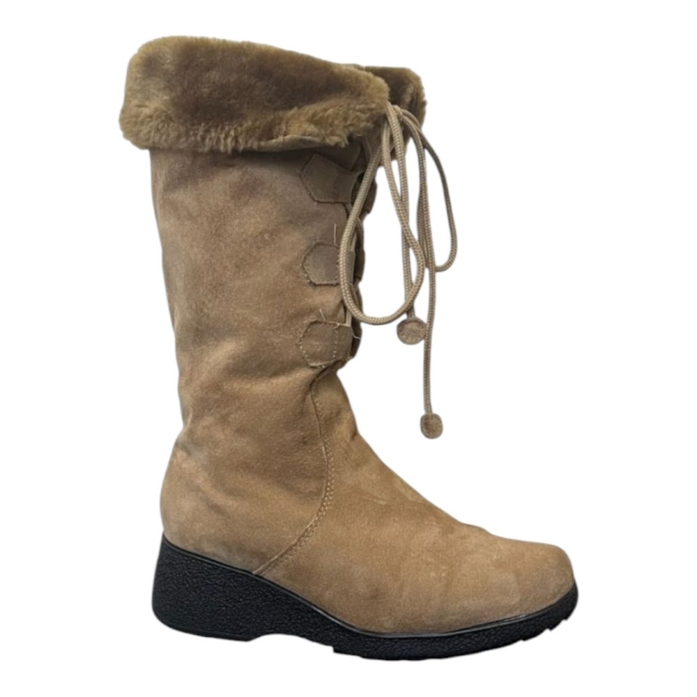 Khombu Bellino2 Weather Resistant Suede Leather Boots - Size 6